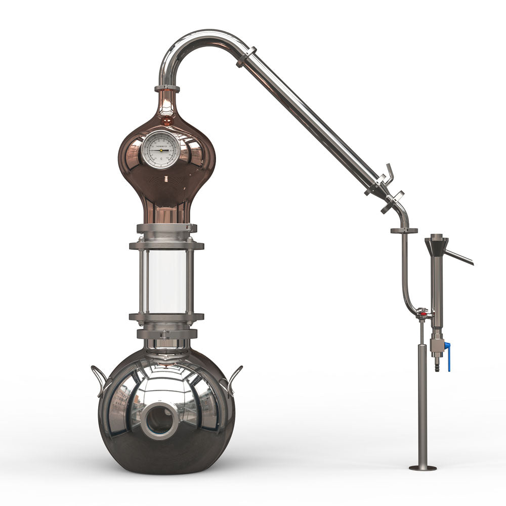 Lab 2 Still 15L Popular Free Shipping Patented Copper Pot Still for Home Lab (D15)