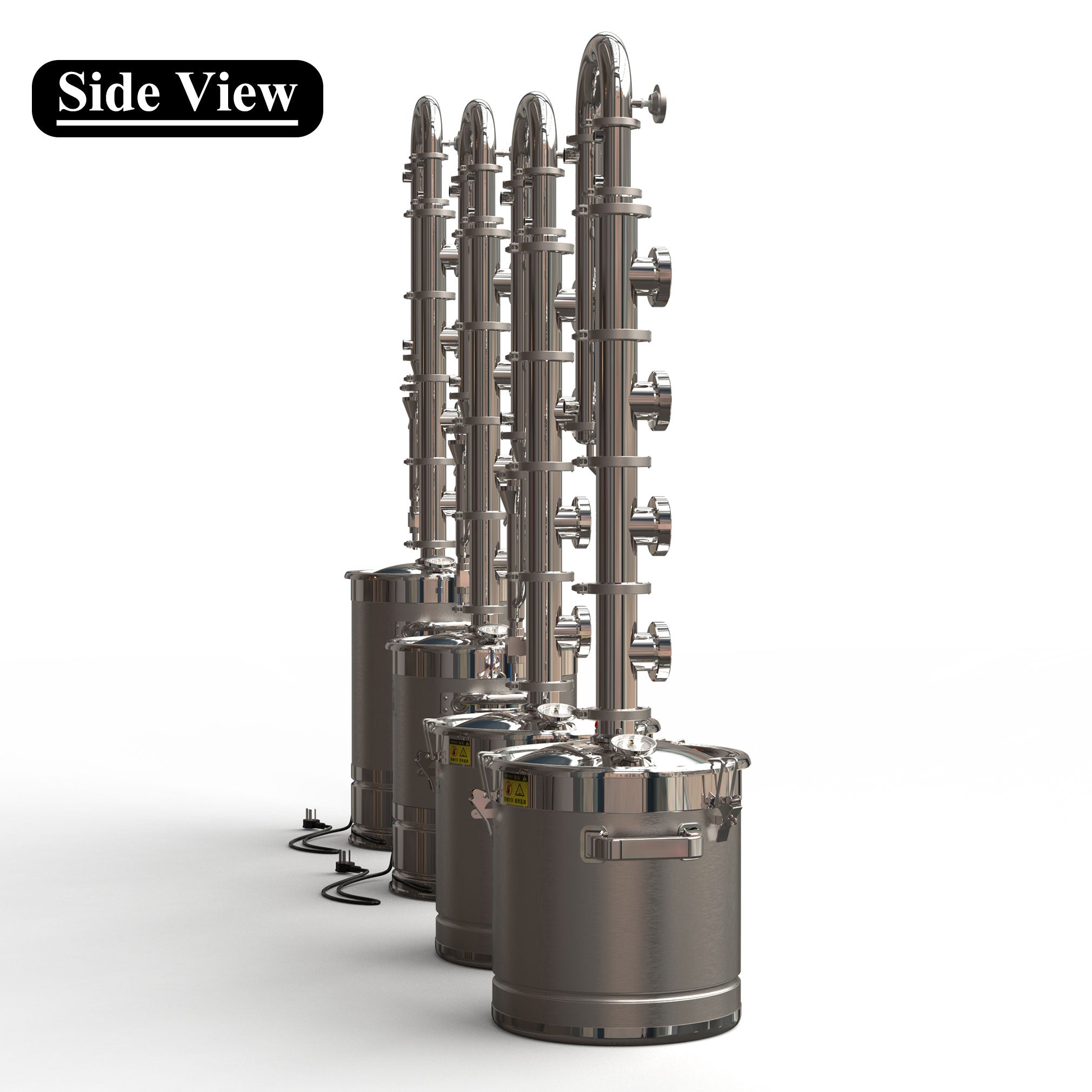 Stainless Steel Column Stainless Steel Lid Distiller