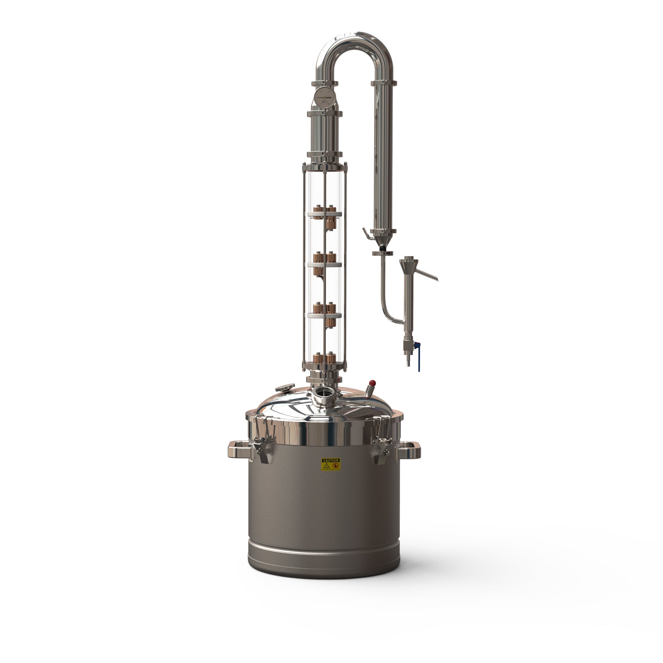 50L Glass Column Stainless Steel Lid Distiller（CT50SsP）