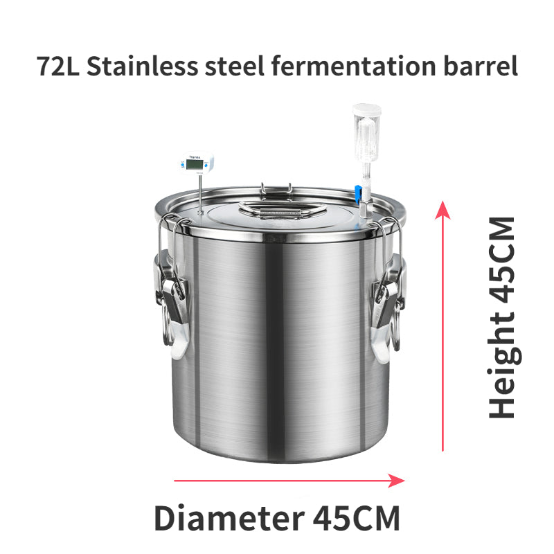 Stainless steel fermentation tank - Hooloo Distilling Equipment Supply