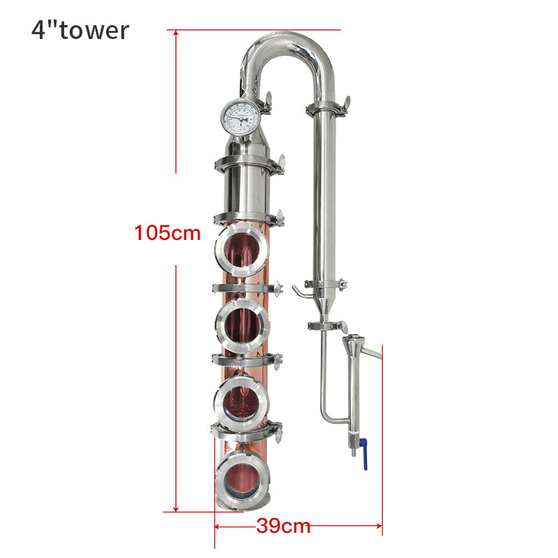 2/3/4 inch Copper Column Kit - Hooloo Distilling Equipment Supply