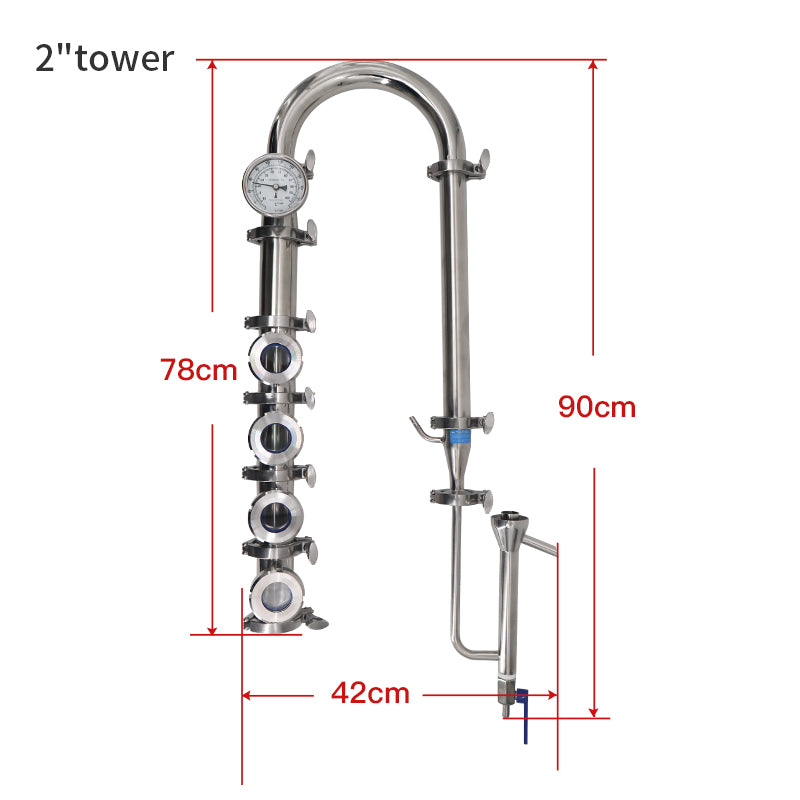 Column Assembly Kit 2/3/4 inch Stainless steel Column Kit