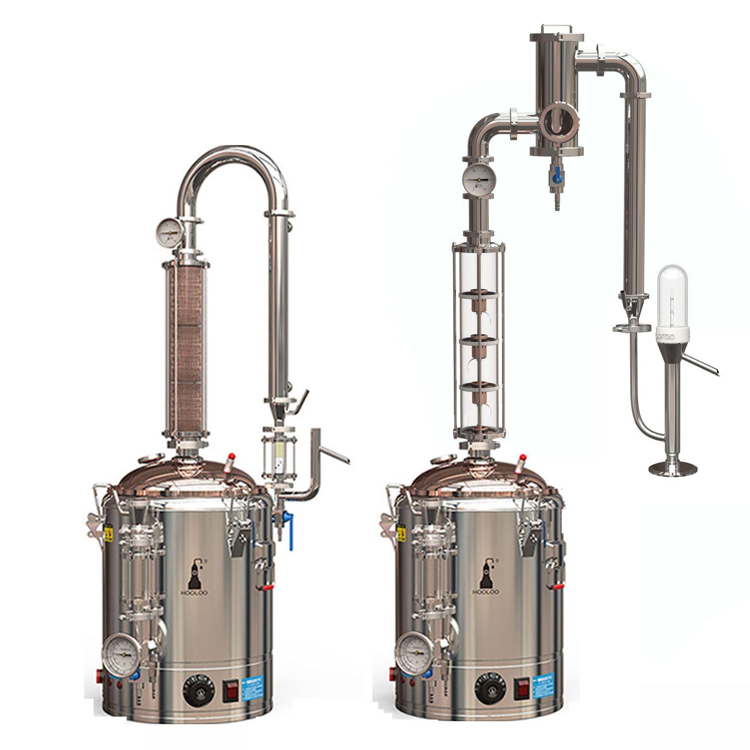 DW25+ Gin basket +Distillation column kit + Hooloo parrot beak + 21L fermentation tank (dedicated link) - Hooloo Distilling Equipment Supply