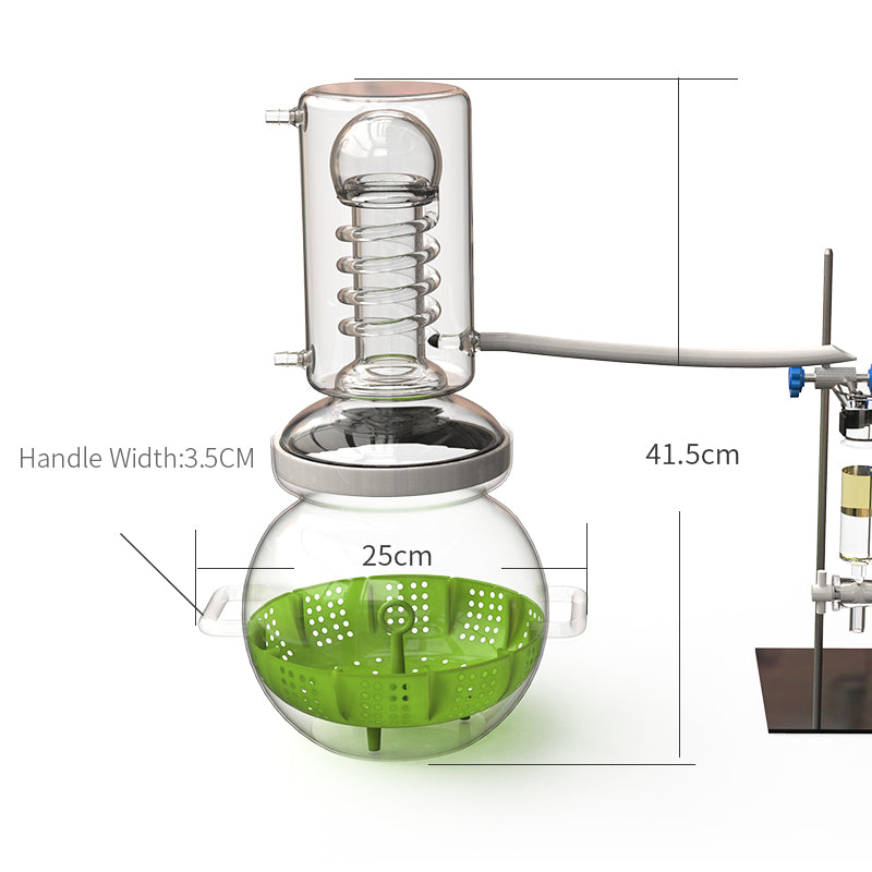 4L Glass Distiller - Hooloo Distilling Equipment Supply